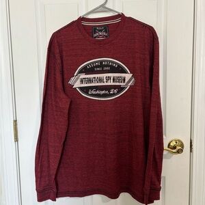 NWT Iron Needle Series International Spy Museum Women’s Long Sleeve Size Large